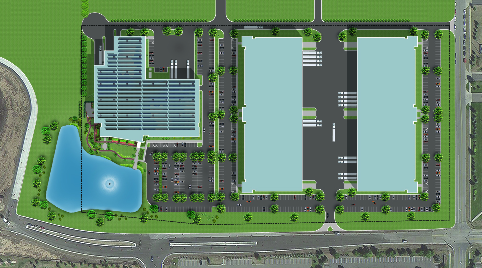 Rendered Site Plan